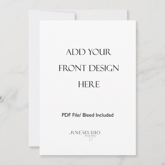 Impression de cartes recto-verso 5x7" (Devant)