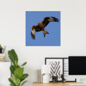 Impression de cerf-volant rouge en forte progressi (Bureau à domicile)