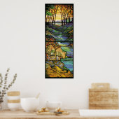 Impression de cerfs en verre de Tiffany (Cuisine)