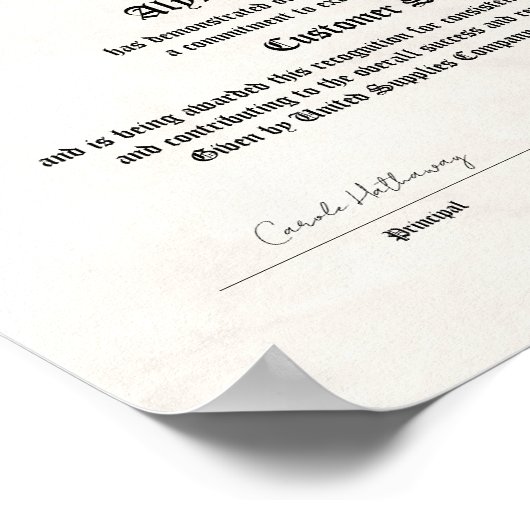 Impression de certificat de réussite (Coin)