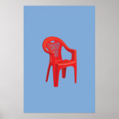 Impression de chaise rouge (Devant)