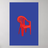 Impression de chaise rouge (Devant)
