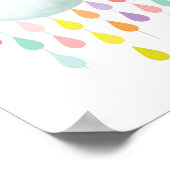 Impression de chambre de bébé en forme de gouttes  (Coin)