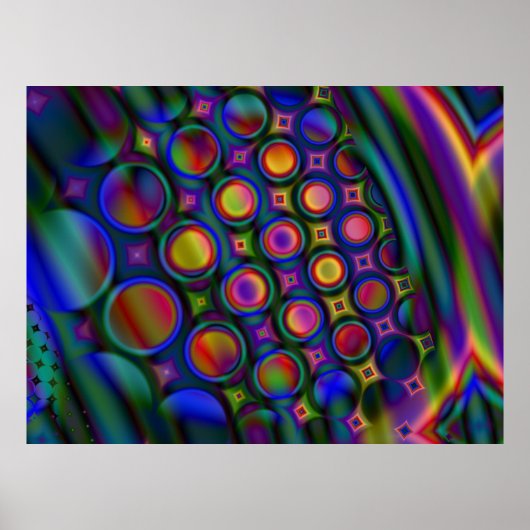Impression de chambre de bulles diverses (Devant)
