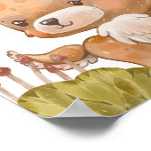 Impression de chambre pour enfants Cerf Affiche d' (Coin)