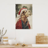 Impression de chameau de Noël, décoration murale d (Cuisine)