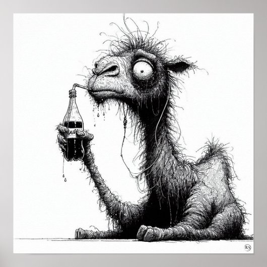 Impression de chameau soif (Devant)