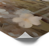 Impression de champ de fleurs de lapin de Pâques,  (Coin)