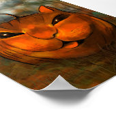 Impression de chat de citrouille d'Halloween (Coin)