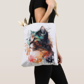 Impression de chat pour Amoureux des chats Sac fou (De près)