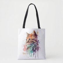 Impression de chat pour Amoureux des chats Sac fou