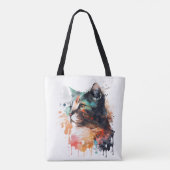 Impression de chat pour Amoureux des chats Sac fou (Dos)