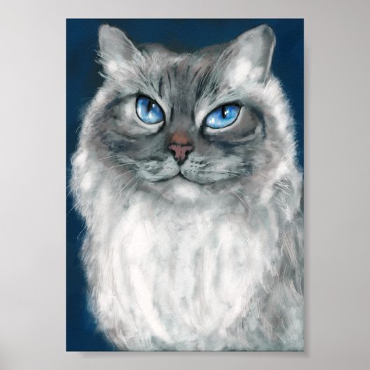 Impression de chat sibérien (Devant)