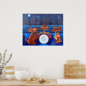 Impression de chats de jazz (Cuisine)