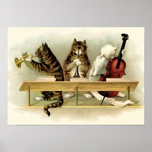 Impression de chats musicaux (Devant)