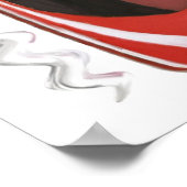 Impression de chaussure à vis rouge Stiletto (Coin)