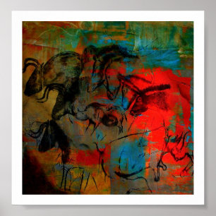 Impression de chauvettes chevaux et de peinture de