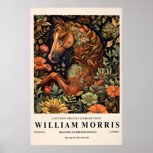 Impression de cheval de William Morris Fleur Cotta