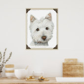 Impression de chien Westie mignon (Cuisine)