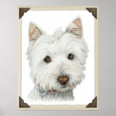 Impression de chien Westie mignon (Devant)