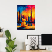 Impression de ciel de Dubaï Teddy Fauviste au couc (Bureau à domicile)