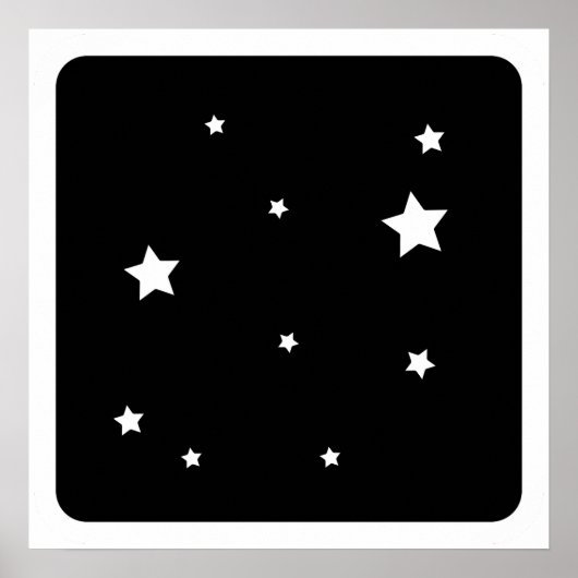 Impression de ciel nocturne – Étoiles au-dessus (Devant)