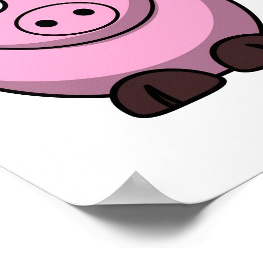 Impression de cochon - Image de dessin (Coin)