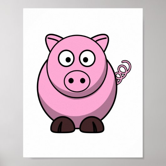 Impression de cochon - Image de dessin (Devant)