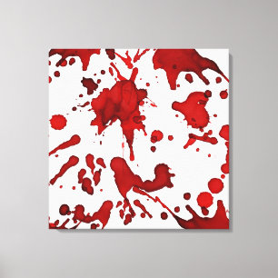 IMPRESSION DE COLLAGE DE COULEUR ROUGE DU SANG