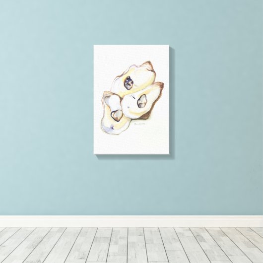 Impression de coquille d'huîtres (Insitu (Plancher de Bois))