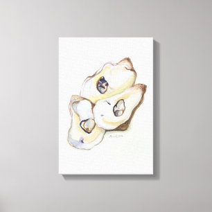 Impression de coquille d'huîtres