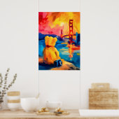 Impression de coucher de soleil fauviste Teddy de (Cuisine)