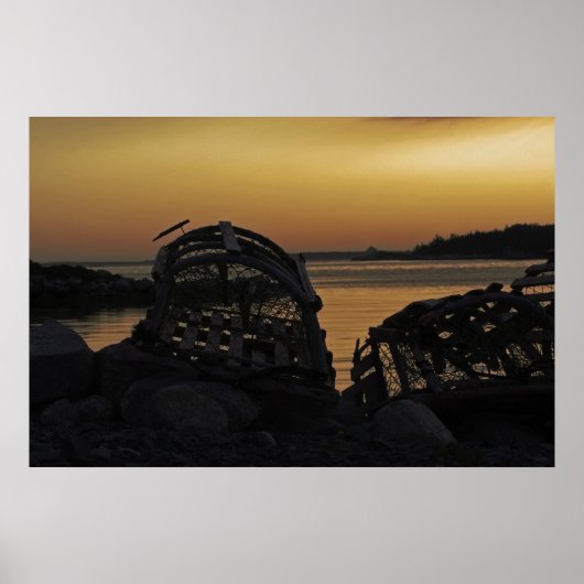 Impression de coucher de soleil sur le filet de ho (Devant)