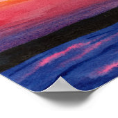 Impression de couleur d'aquarelle du phare (Coin)
