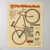 Impression de couleur et d'art de bicyclette sans (Devant)