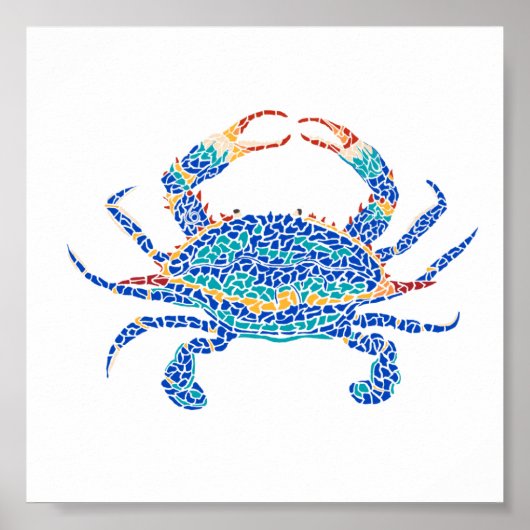 Impression de crabe bleu (Devant)