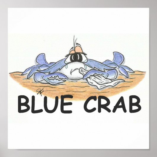 Impression de crabe bleu (Devant)