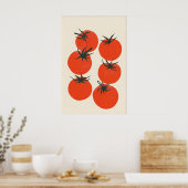 Impression de cuisine de tomate rétro moderne du m (Cuisine)