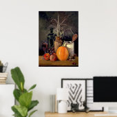 Impression de décor d'automne sur table (Bureau à domicile)