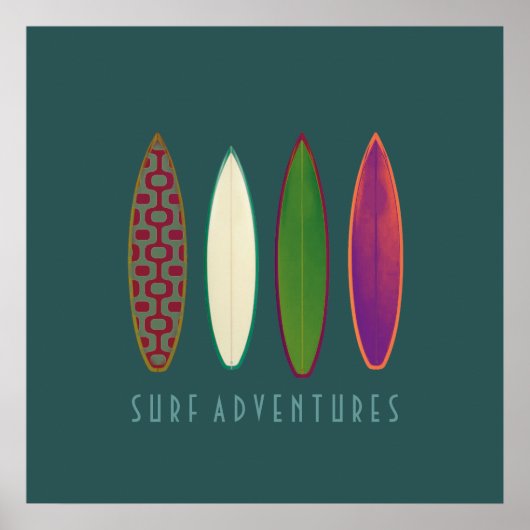 impression de décor d'aventures de surf (Devant)
