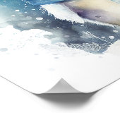 Impression de décoration de nurserie à l'aquarelle (Coin)