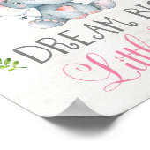 Impression de décoration murale de nurserie d'élép (Coin)