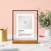 Impression de définition personnalisée avec photo (Mariage)