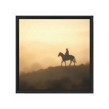 Impression de désert Brume du Matin - Cavalier Sol