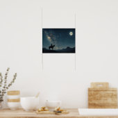 Impression de désert sous les étoiles - Voie lacté (Cuisine)
