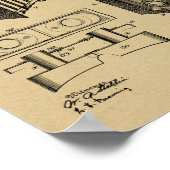 Impression de dessin d'art breveté de 1903 pour ca (Coin)