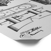 Impression de dessin d'art breveté de 1903 pour ca (Coin)