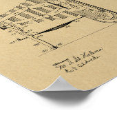 Impression de dessin d'art breveté de 1908 pour ca (Coin)