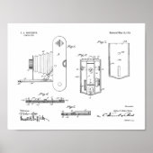 Impression de dessin d'art breveté de 1914 pour ca (Devant)