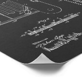 Impression de dessin d'art breveté de 1914 pour ca (Coin)